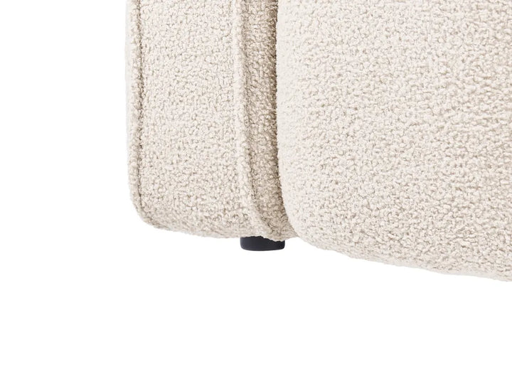 Sofa 2 Seater Boucle Beige Cevyn