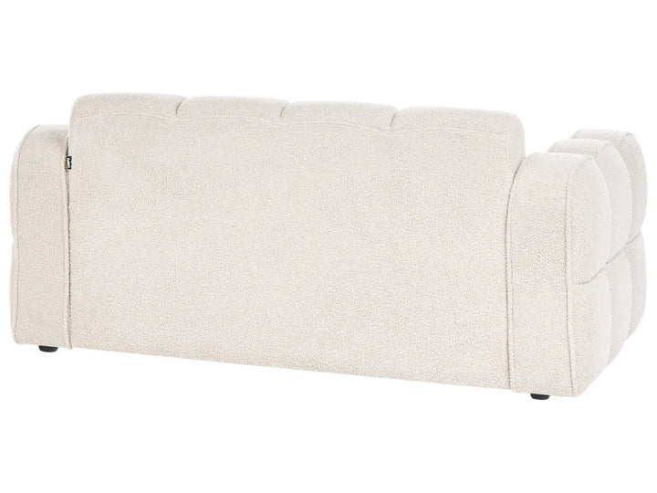 Sofa 2 Seater Boucle Beige Cevyn