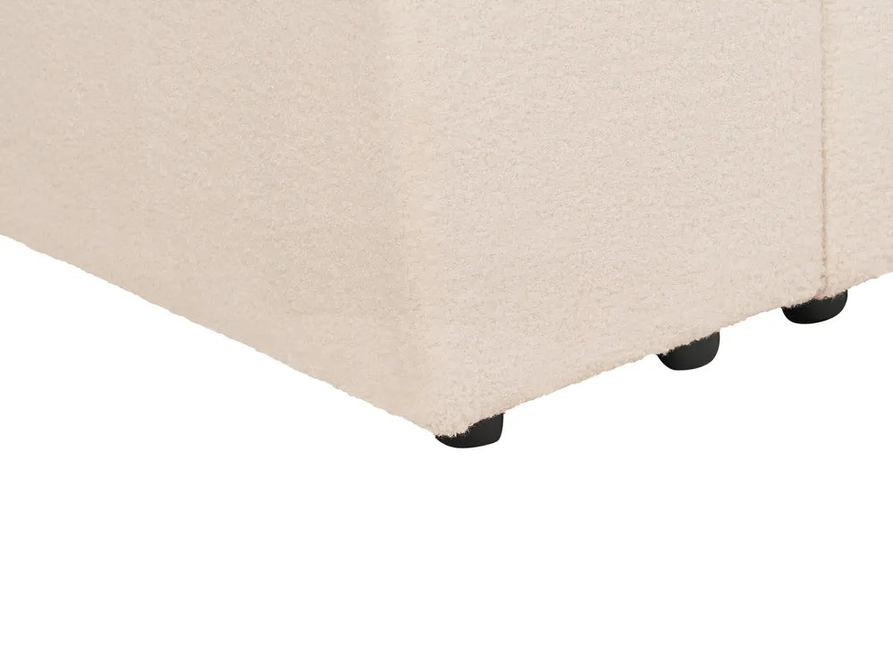 Modular Sofa 2 Seater Boucle Light Beige Alycea