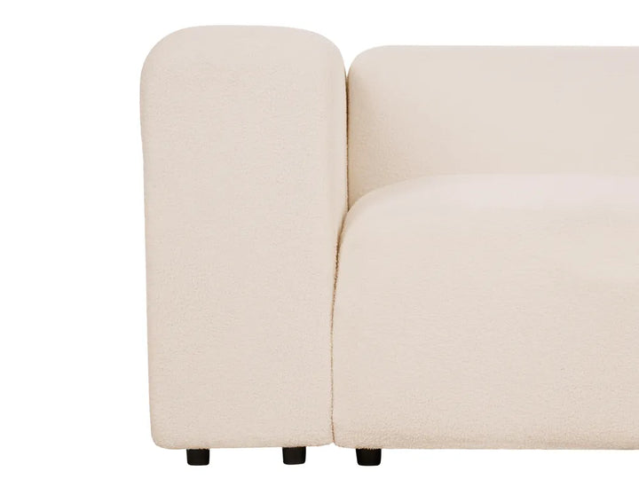 Modular Sofa 2 Seater Boucle Light Beige Alycea