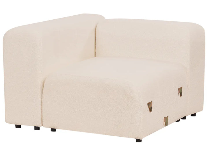 Modular Sofa 2 Seater Boucle Light Beige Alycea