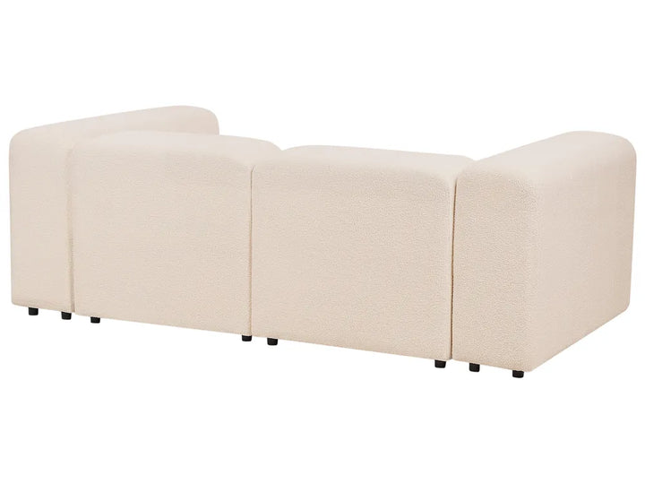 Modular Sofa 2 Seater Boucle Light Beige Alycea