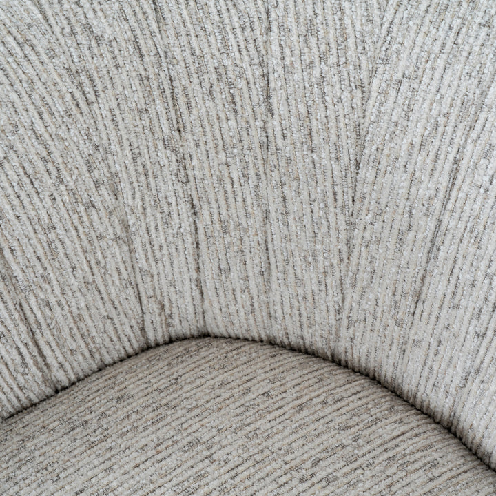 Avia Mist Grey Fabric Armchair