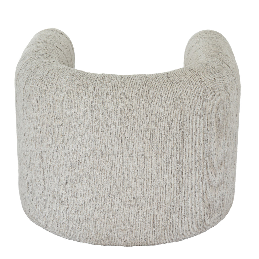Avia Mist Grey Fabric Armchair