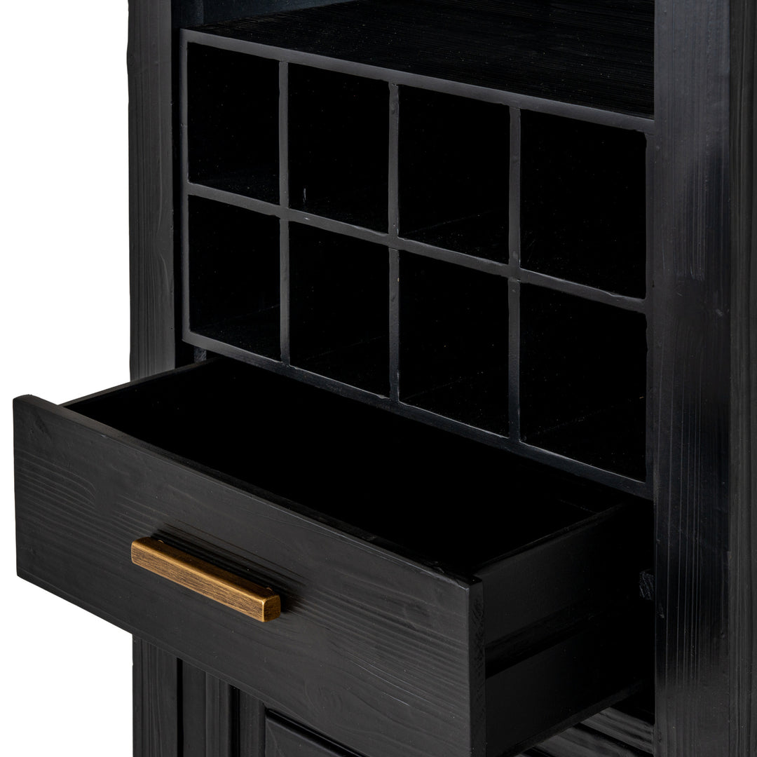 Lennox Black Drinks Unit