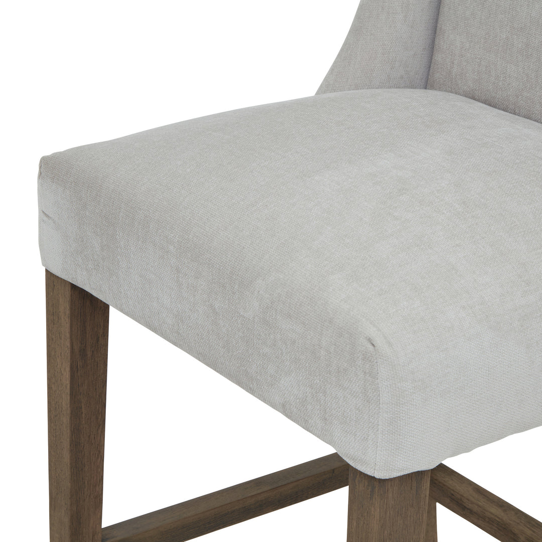 Compton Grey Fabric Bar Stool