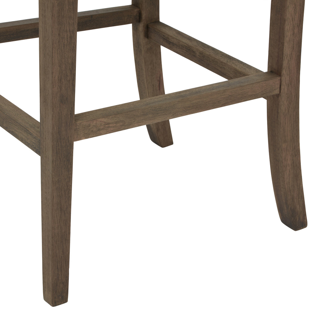Compton Grey Fabric Bar Stool