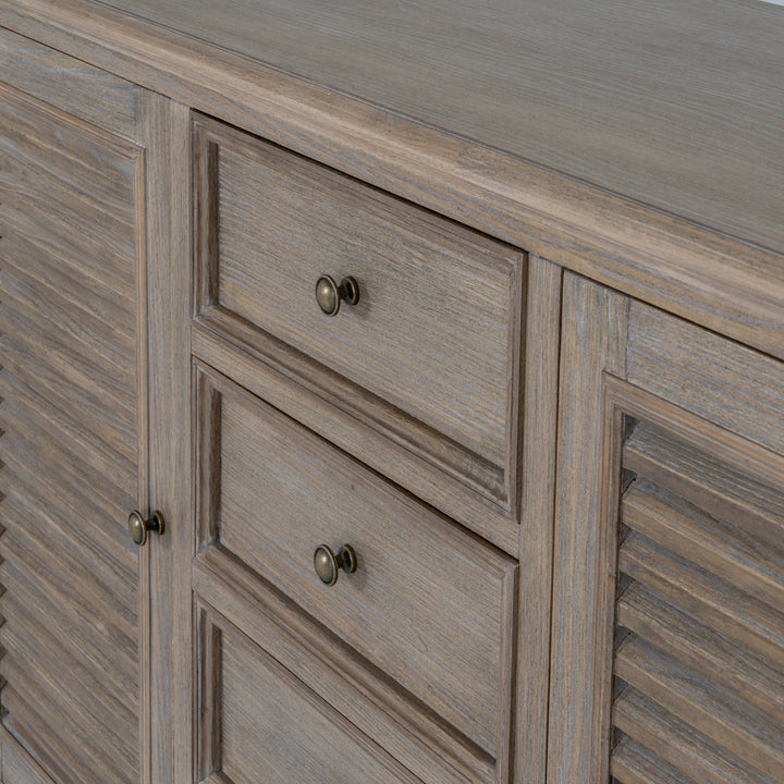 Delphine Collection 2 Door 4 Drawer Large Dresser Base