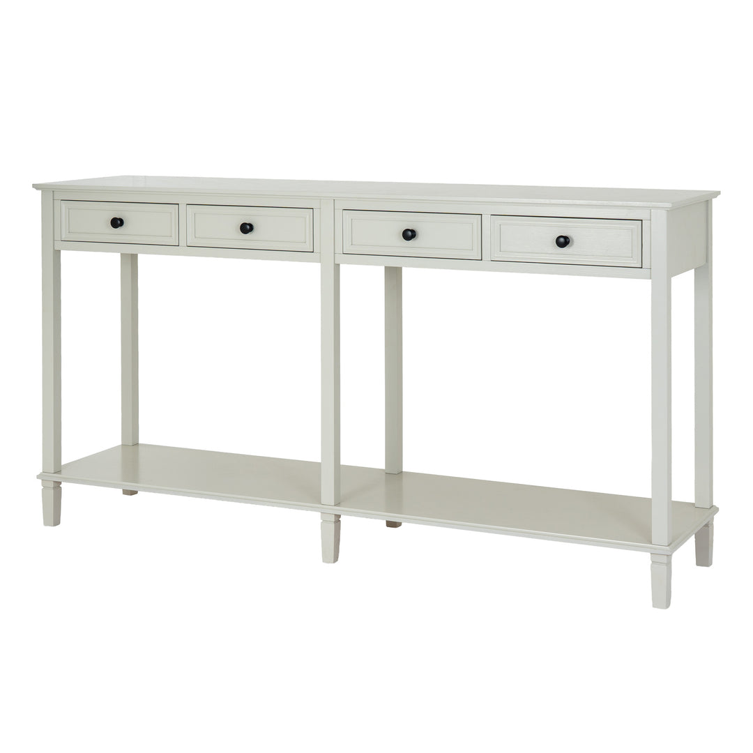4-drawer console table