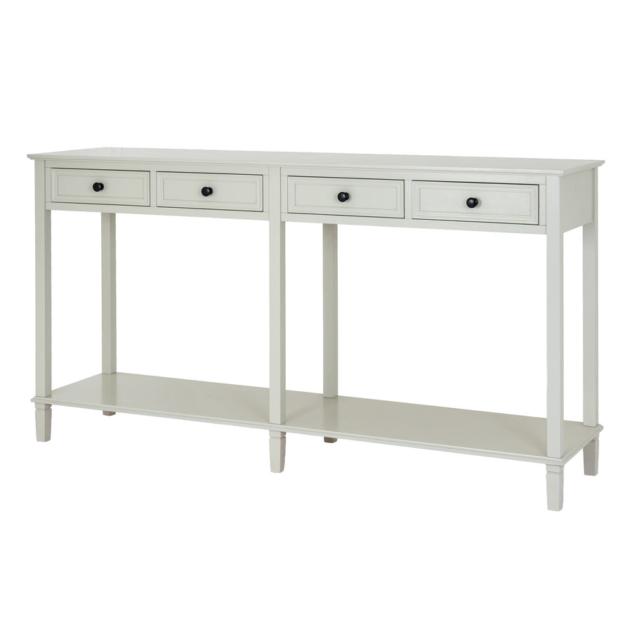 4-drawer console table
