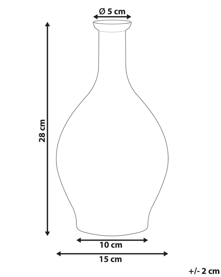 Pakora Decorative Vase Glass 28 cm Light Blue
