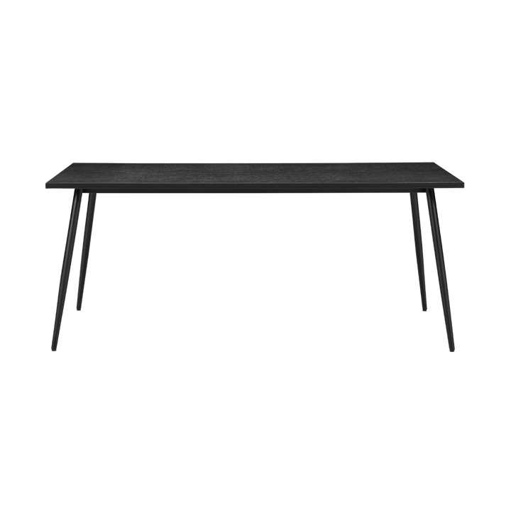 Horizon Black Wood Rectangular Dining Table 180cm