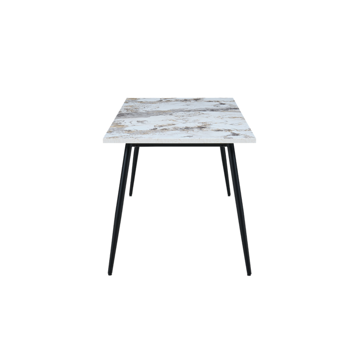 Horizon Mixed Marble Effect Rectangular Dining Table