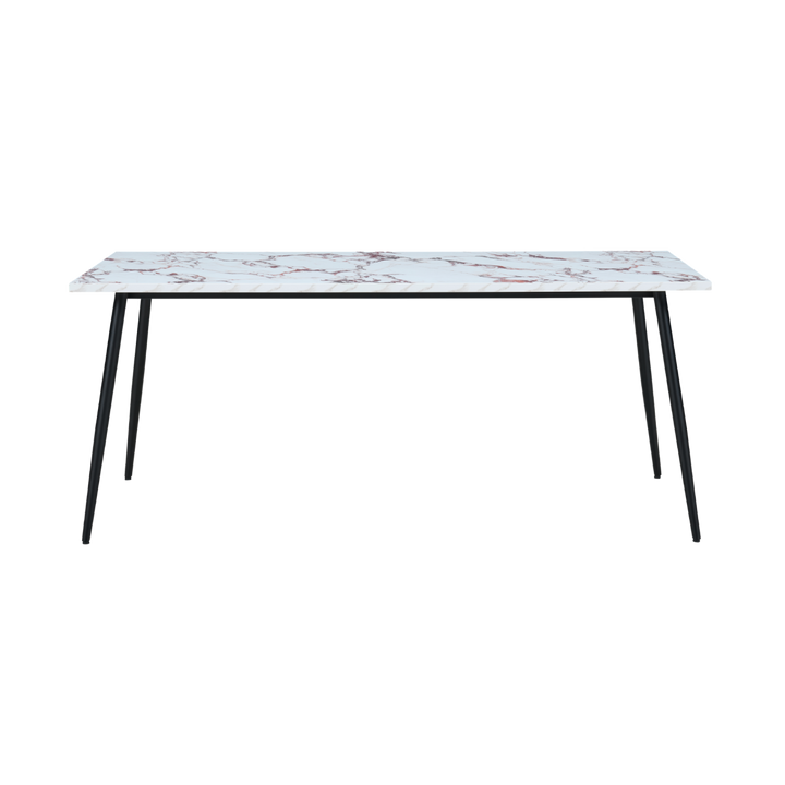 Horizon Mixed Marble Effect Rectangular Dining Table 180cm