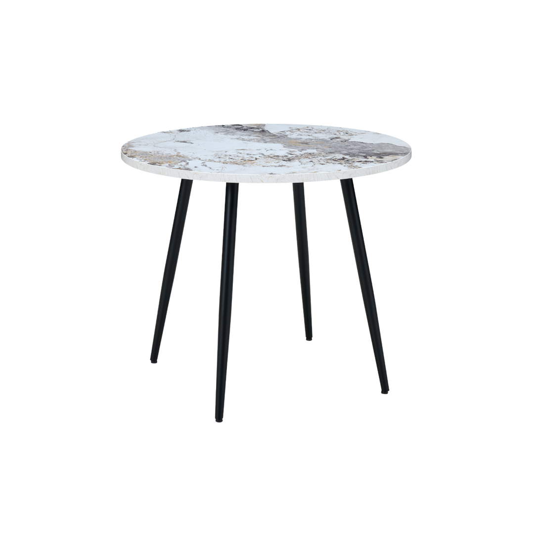 Horizon Mixed Marble Effect Round Dining Table