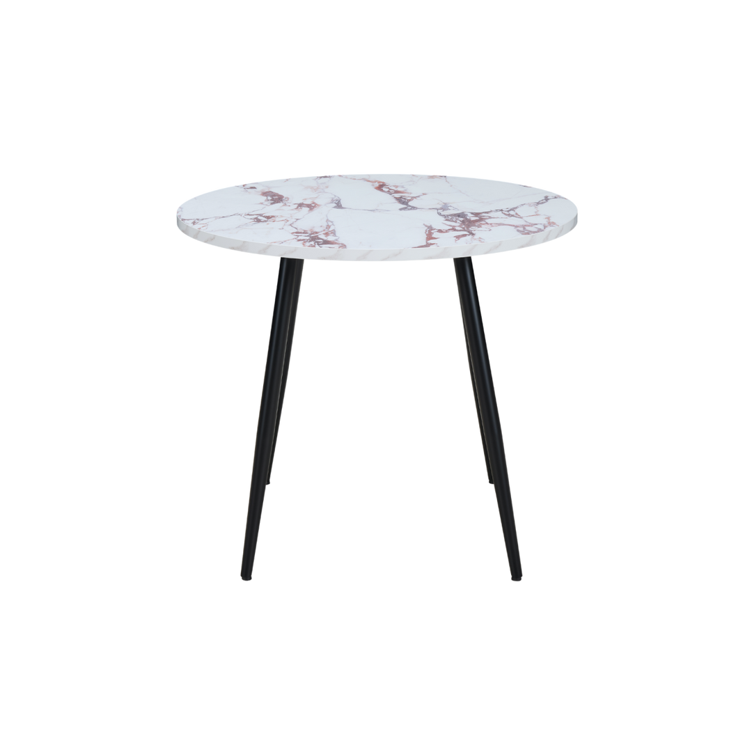 Horizon White Marble Effect Round Dining Table (Copy)
