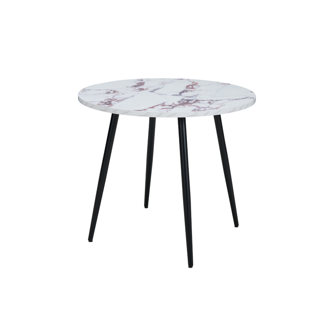 Horizon White Marble Effect Round Dining Table (Copy)