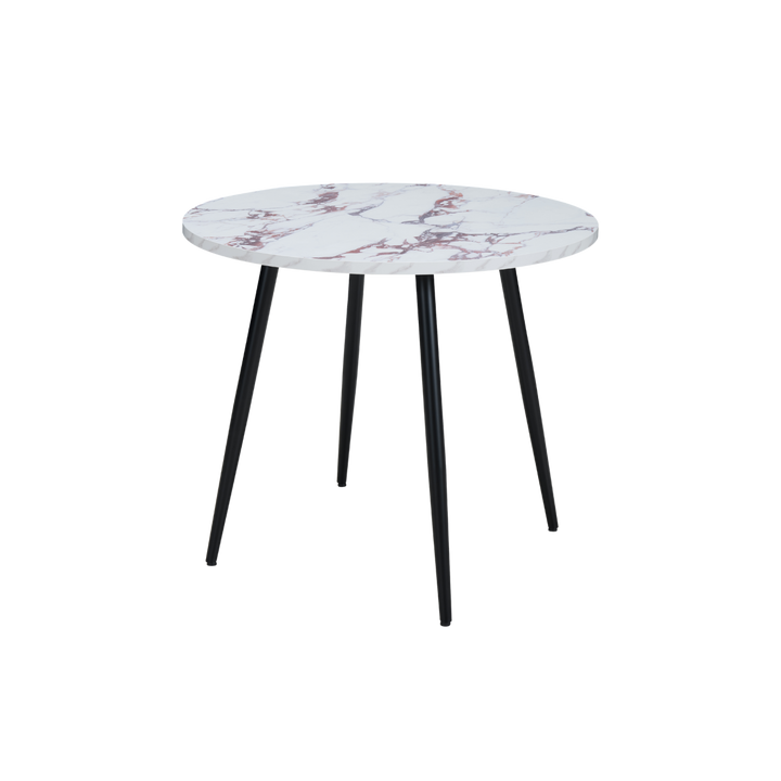 Horizon White Marble Effect Round Dining Table (Copy)