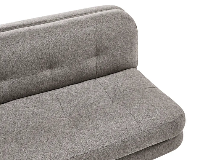 Sofa Bed 2 Seater Faux Linen Dark Grey Almarin