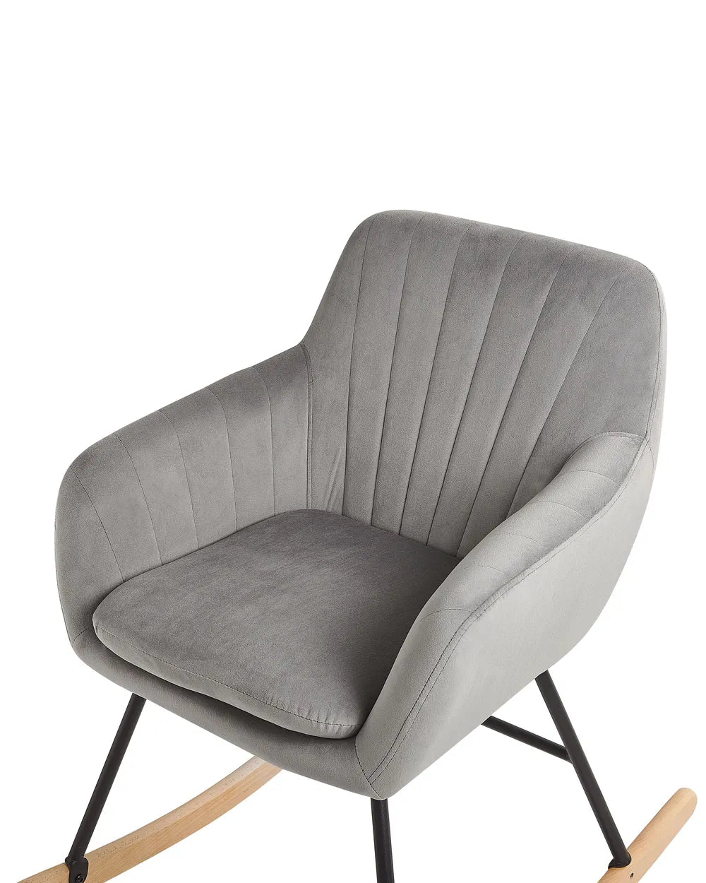 Rocking Chair Velvet Grey Holden
