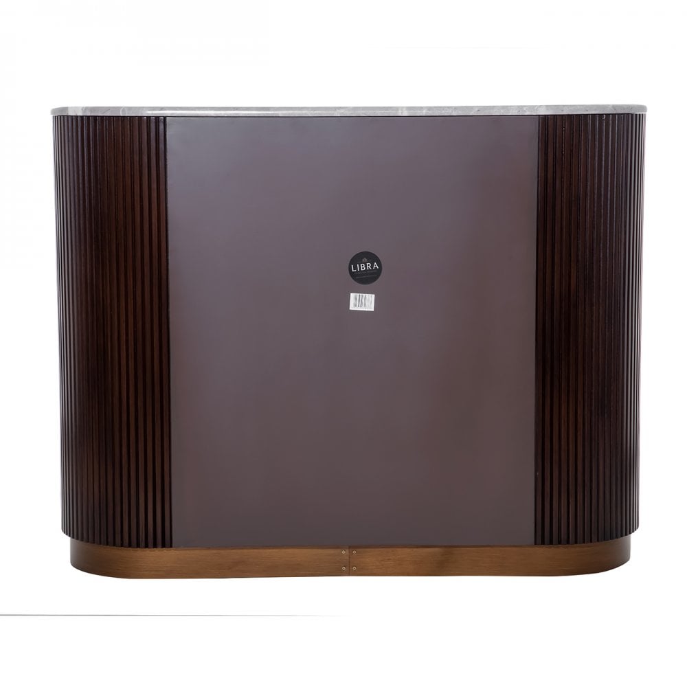 Libra Whitwell Two Door Marble Top Cabinet