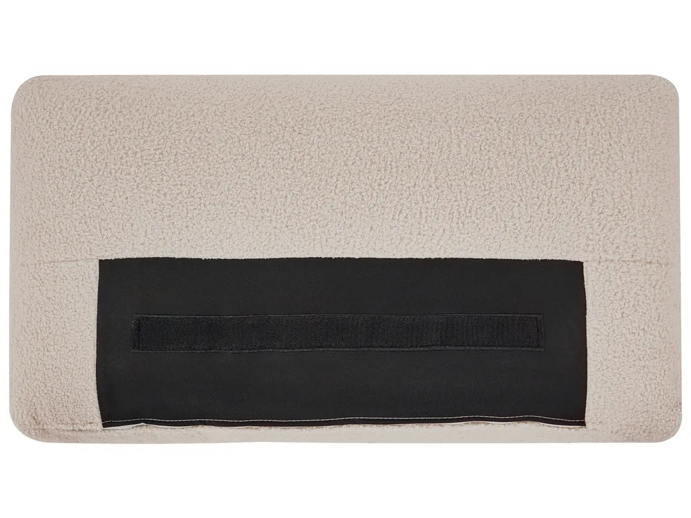 Modular Corner Sofa 5 Seater Boucle Beige Right Hand Regeani