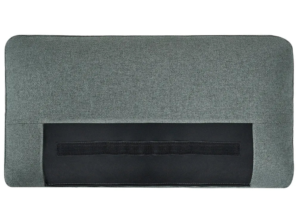 Modular Corner Sofa 5 Seater Fabric Green Right Hand Regeani