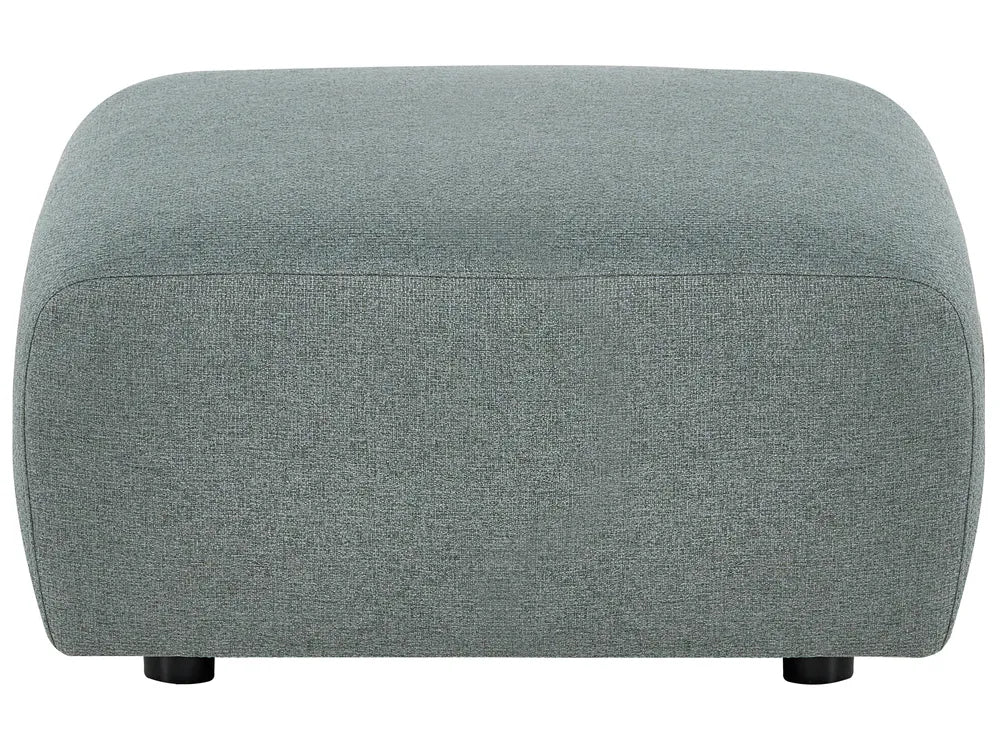 Modular Corner Sofa 5 Seater Fabric Green Right Hand Regeani