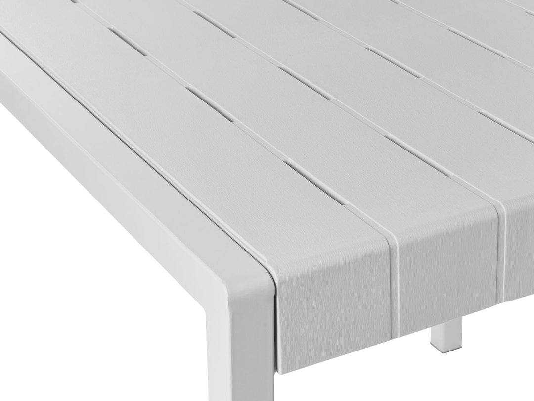 Bartica Garden Dining Table  81 cm 84 cm Grey