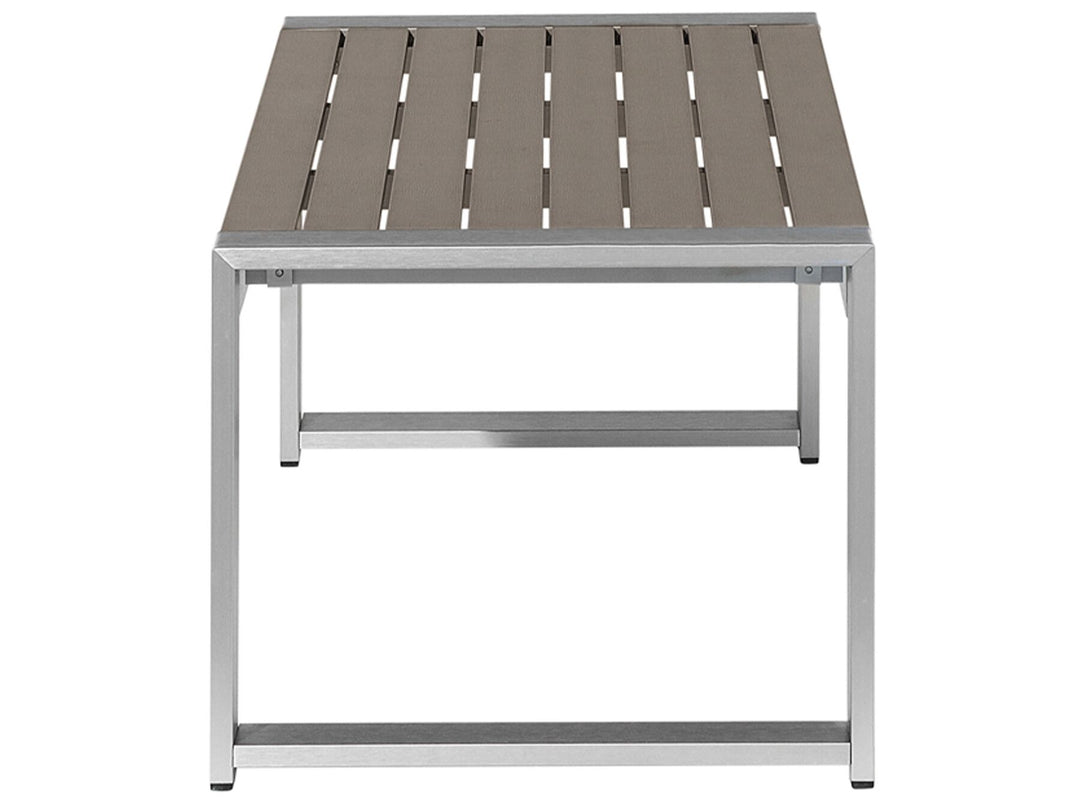 Salerno Garden Coffee Table  Metal Dark Grey