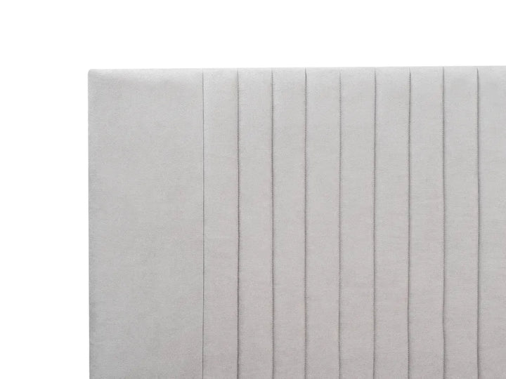 Bed Chenille 180 x 200 cm (EU Super King) Light Grey Oscar
