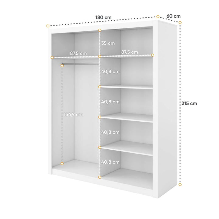 Idea ID-02 Sliding Door Wardrobe 180cm