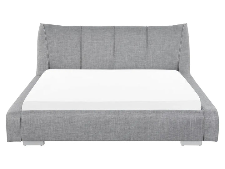 Contemporary fabric waterbed with sleek design