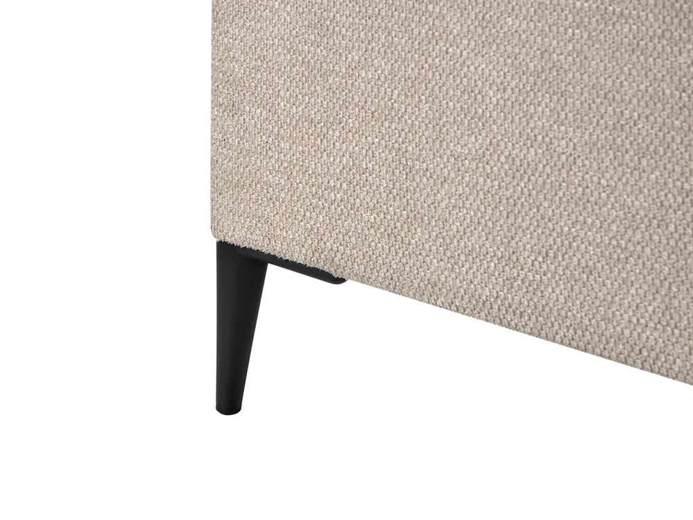 Divan Bed with Storage Fabric 180 x 200 cm (EU Super King) Taupe Dajai