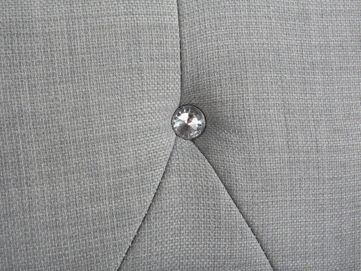 Bed Fabric 160 x 200 cm (EU King Size) Light Grey Minas