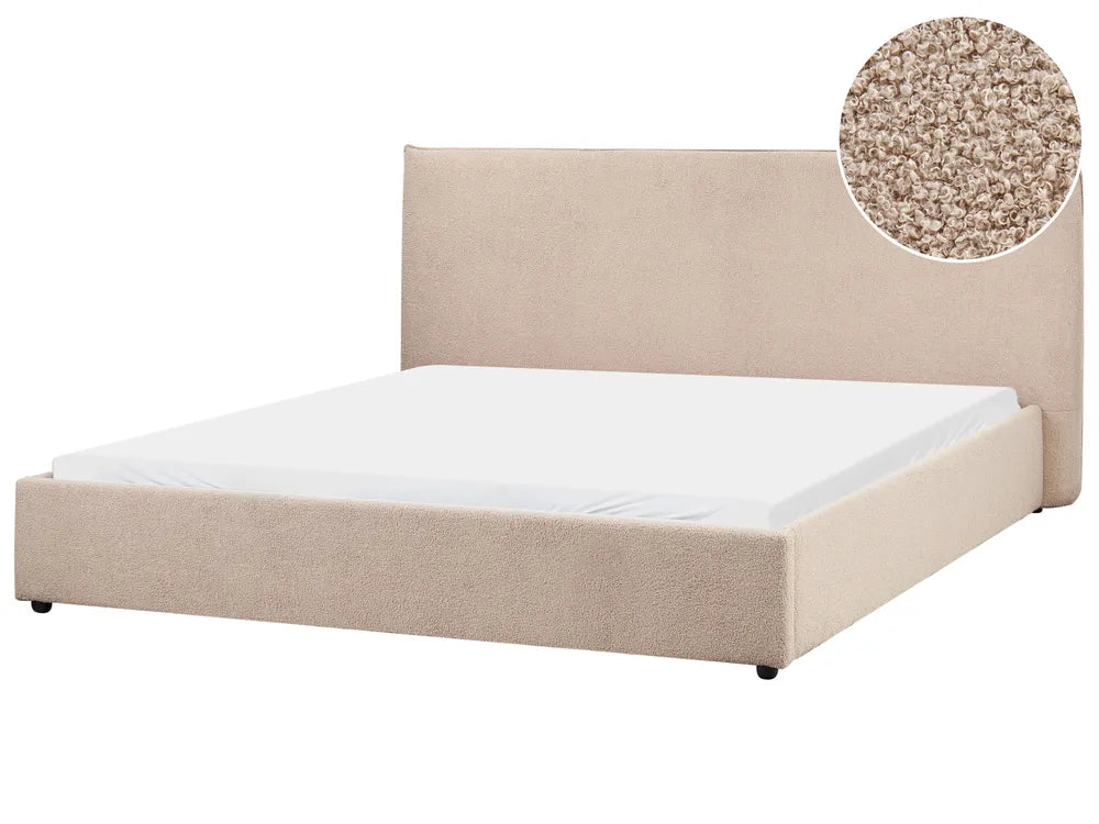 Waterbed Boucle 180 x 200 cm (EU Super King) Taupe Ameire