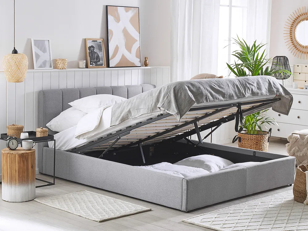 Ottoman Bed Fabric 180 x 200 cm (EU Super King) Light Grey Behka