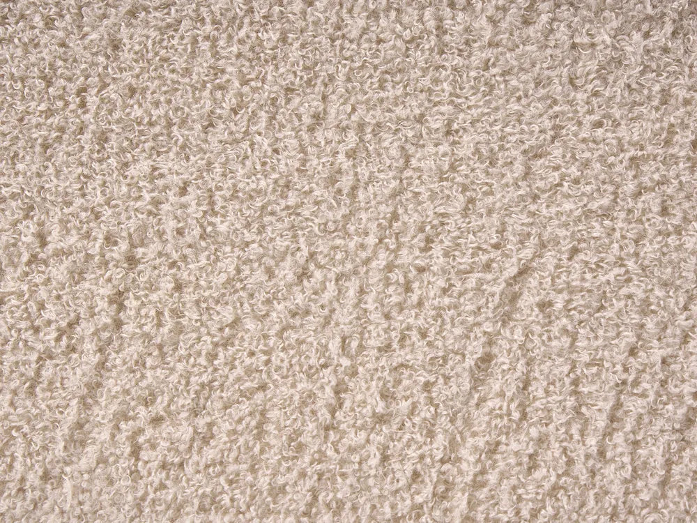 Ottoman Bed Boucle 180 x 200 cm (EU Super King) Beige Myrtle