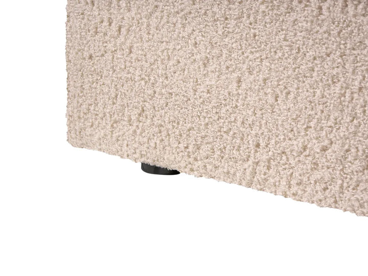 Ottoman Bed Boucle 180 x 200 cm (EU Super King) Beige Myrtle
