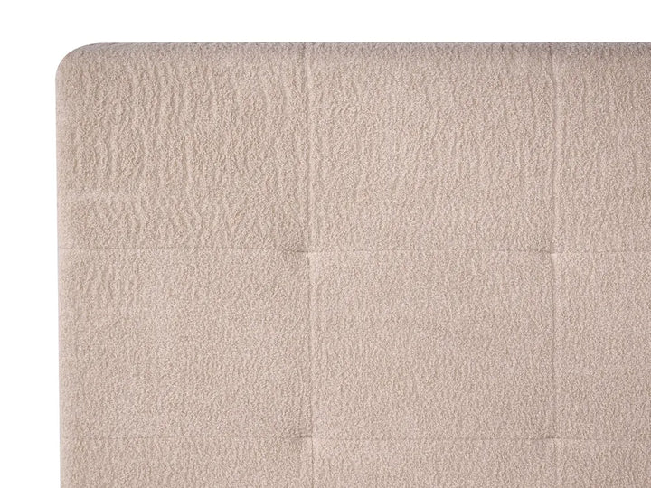 Ottoman Bed Boucle 180 x 200 cm (EU Super King) Beige Myrtle
