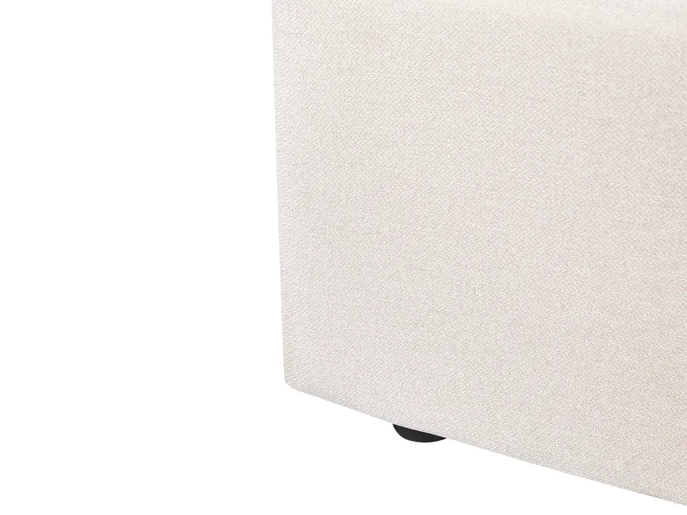 Ottoman Bed Fabric 180 x 200 cm (EU Super King) Beige Myrtle