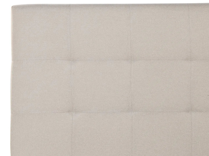 Ottoman Bed Fabric 180 x 200 cm (EU Super King) Beige Myrtle