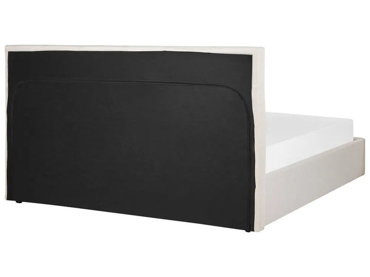 Ottoman Bed Fabric 180 x 200 cm (EU Super King) Beige Myrtle