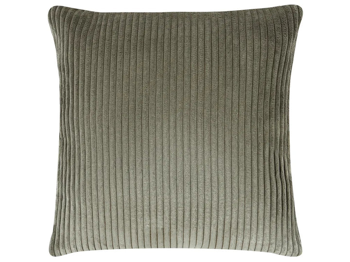 Corner Sofa 4 Seater Corduroy Green with Ottoman Right Hand Lecanto