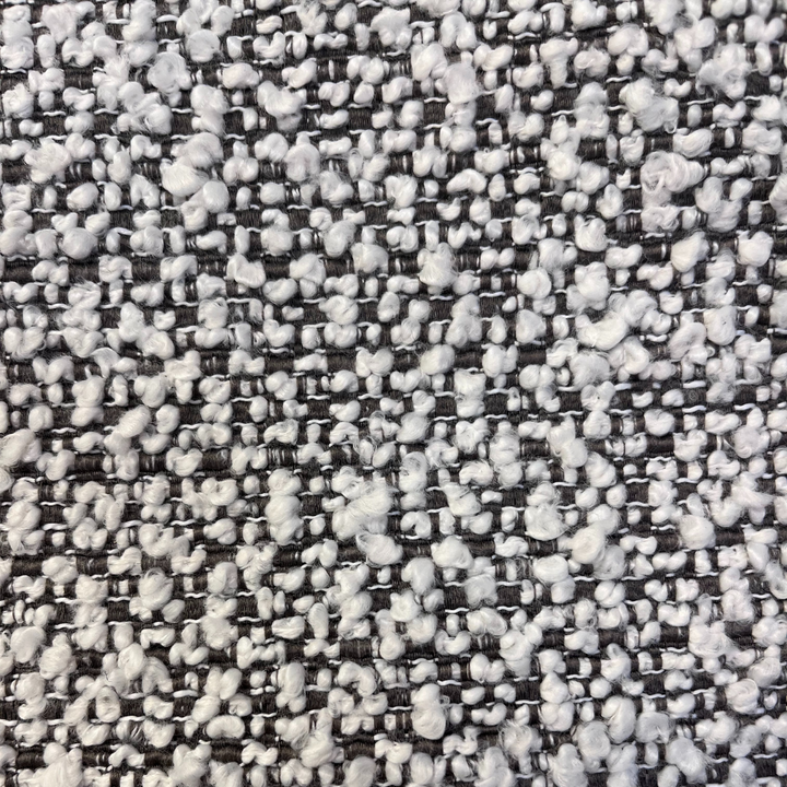 Petal Set of 2 Taupe Boucle Weave Dining Chair