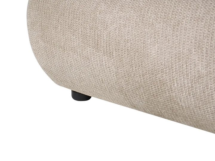 Ottoman Bed Fabric 160 x 200 cm (EU King Size) Taupe Willma
