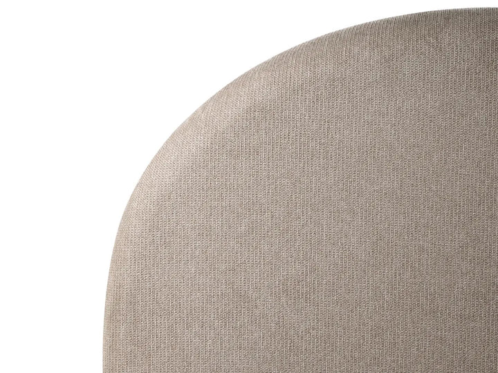 Ottoman Bed Fabric 160 x 200 cm (EU King Size) Taupe Willma