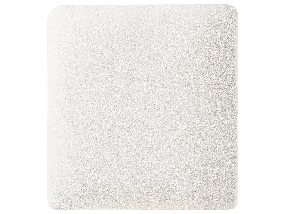 Corner Sofa 4 Seater Boucle White Left Hand Serio