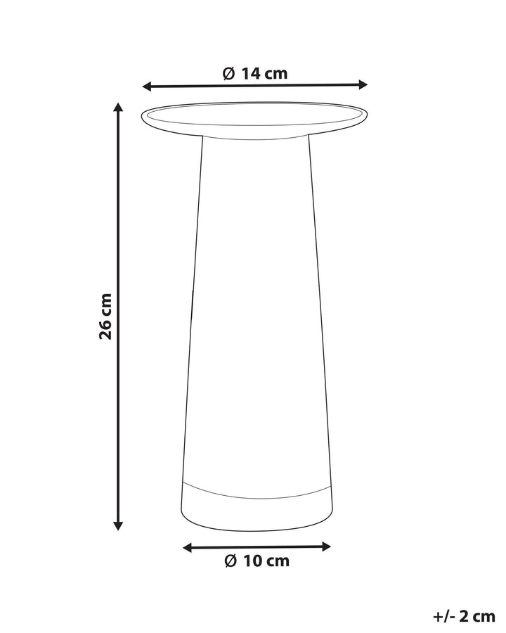 Manna Flower Vase Glass 26 cm Transparent