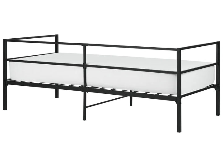 Bed Metal 90 x 200 cm (EU Single) Black Dhima